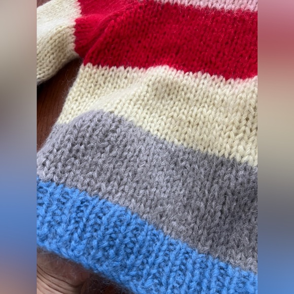 GANNI Julliard Striped Mohair Sweater,size M - Picture 11 of 12